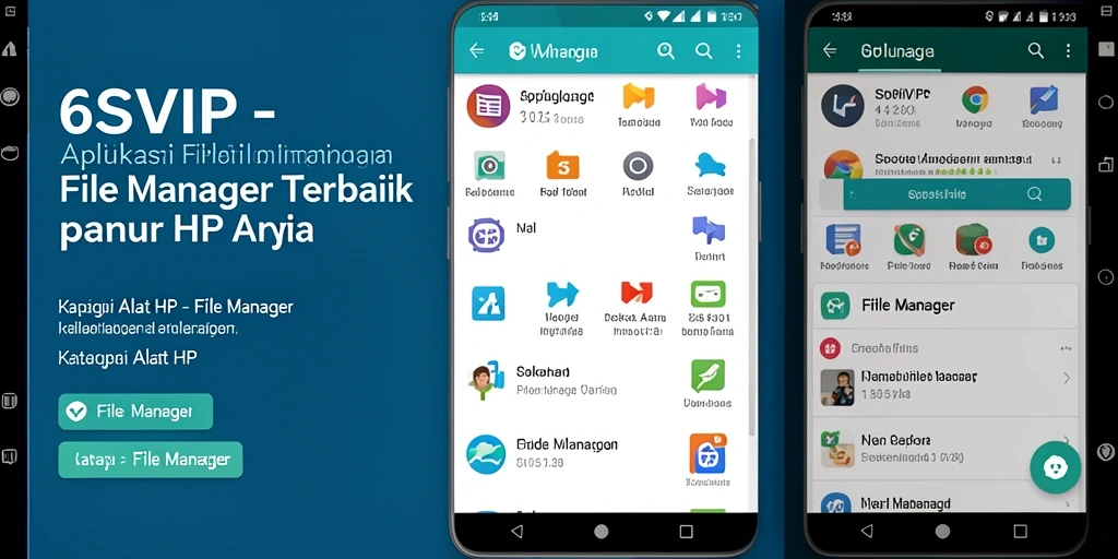 Tampilan antarmuka 6SVIP yang sederhana dan fungsional.