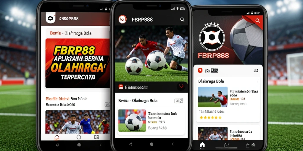 Antarmuka FBRP88 yang menarik dan informatif untuk berita Olahraga Bola.