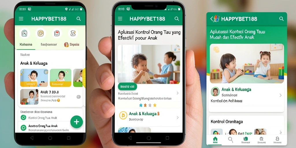 Tampilan antarmuka aplikasi HAPPYBET188 yang sederhana dan efektif.