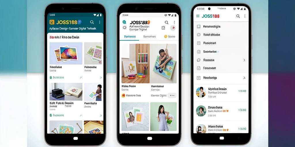 Screenshot JOSS188 menampilkan antarmuka pengeditan gambar yang menarik dan fungsional.