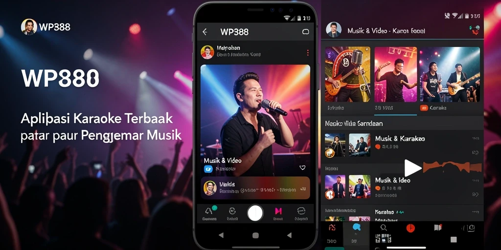 Antarmuka pengguna WP888 yang menarik dan mudah digunakan.