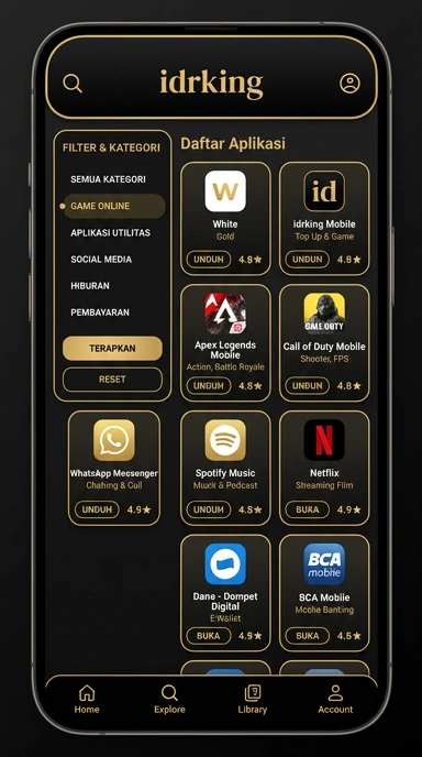 Jelajahi Aplikasi Populer & Kanal Uji di idrking—Temukan Pilihan Terbaik