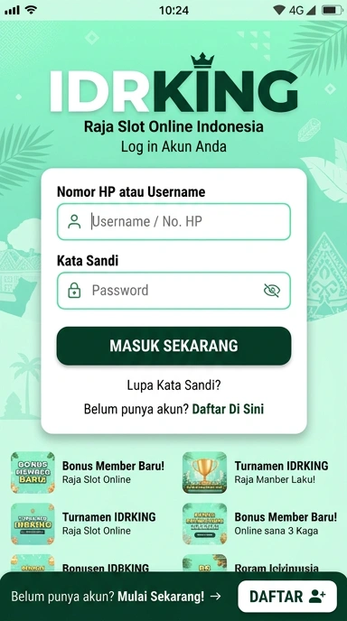 Panduan Masuk Akun idrking untuk Pengguna Android